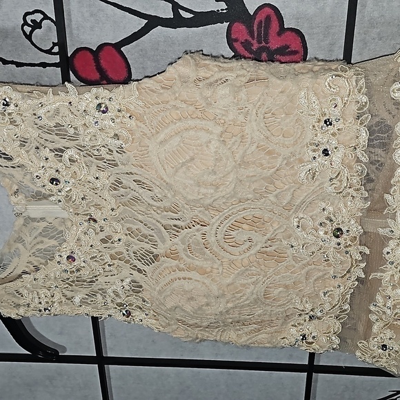 Coya Collection Jeweled Elegant Mini Dress Size Small - Picture 6 of 11